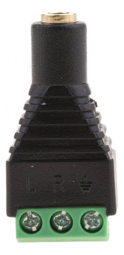 Conector Jack Estéreo Hembra 3.5mm A Bornera 3p