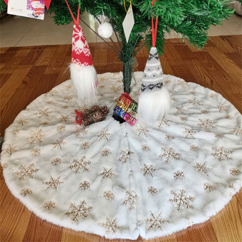 - Falda Para Árbol De Navidad 8r, Felpa, Piel Sintética,