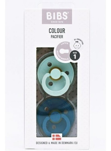 Imagen 3 de 7 de Chupetes Bibs Pacifier Set X2 Unds Libre Bpa Latex Natural