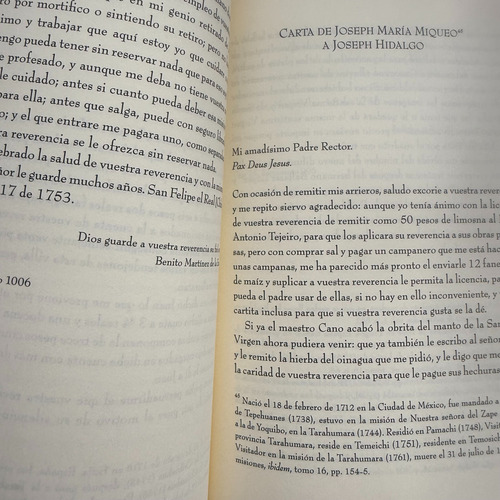Jesuitas, Memoriales Y Cartas Provincia Mexicana S. Xviii