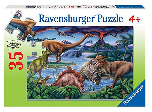 Rompecabezas Dinosaurios Ravensburger, 35 Piezas.