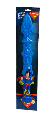 Espada Superman Con Luz Y Sonido Dc Oficial Ar1 52813 Ellobo