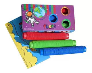 Flups Pop Tubes Figura Sensorial Fidget Toy - Anti Estres