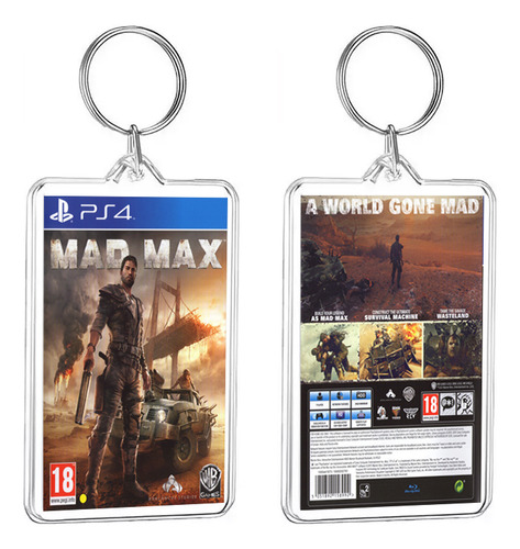Llavero Mad Max Ps4 A72