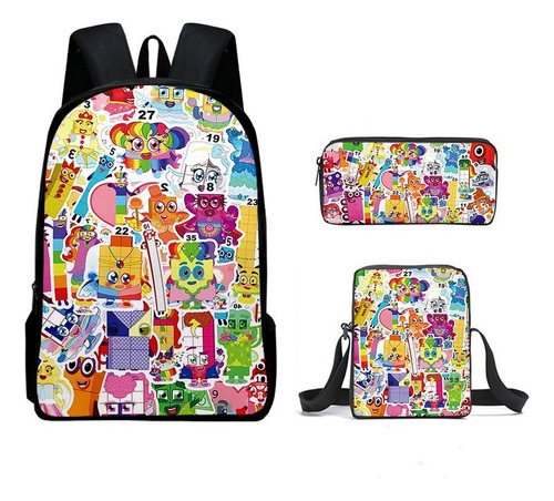 Numberblocks Mochila De Estudiante Impresa Mejor Vendido .e