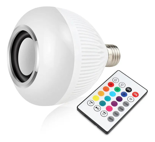 Bombillo Led Multicolor Bluetooth Con Control 