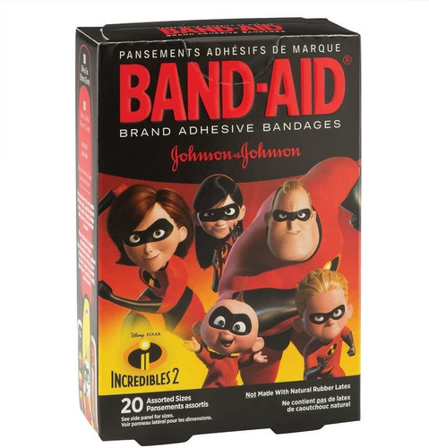 Band-aid Disney Pixar Increibles 2-first Ayuda Kid Supplies