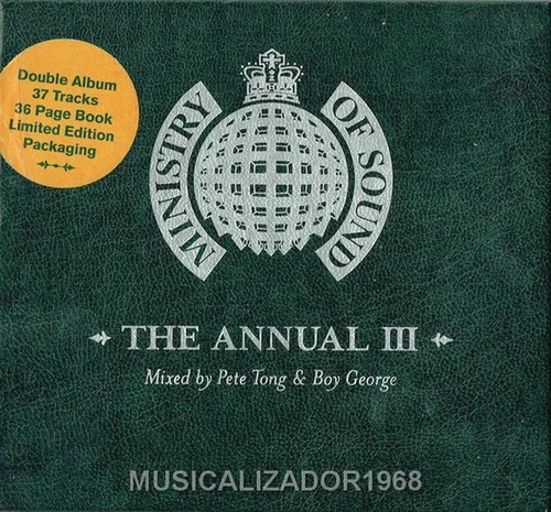 Pete Tong & Boy George The Annual Iii Ministry Of Sound 2 Cd