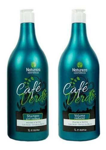 Kit Escova Progressiva De Cafe Verde  2×1000ml