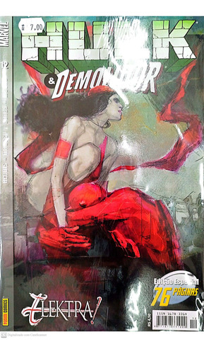 Gibi Hulk E Demolidor #12 Elektra! (Usado)