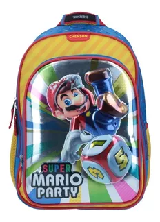 Mochila Grande Super Mario Bros Party En 3d Nintendo Chenson