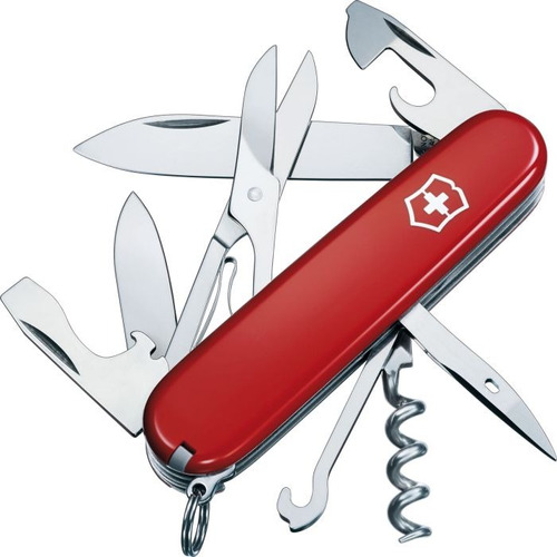 Cortapluma Victorinox 1.3703 Climber Roja 14 Usos 9cm Suiza