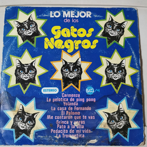 Disco Lp: Los Gatos Negros- Lo Mejor De Los