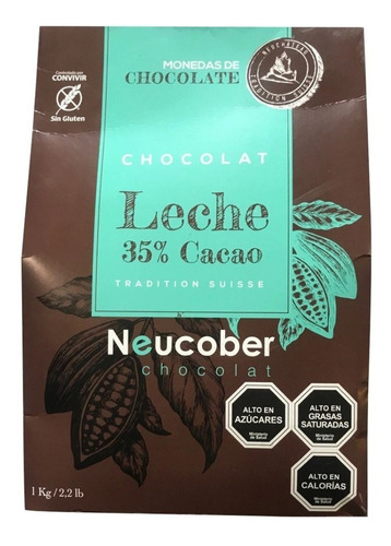 CHOCOLATE LECHE 35% CACAO NEUCOBER 1 KG