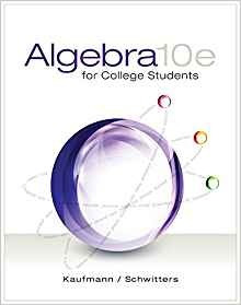 Bundle Algebra For College Students, 10th + Webassign Printe