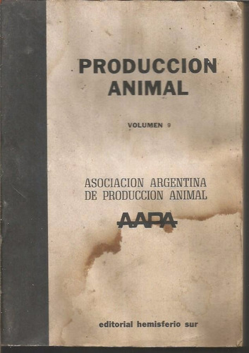 Libro / Produccion Animal / Volumen 9 /