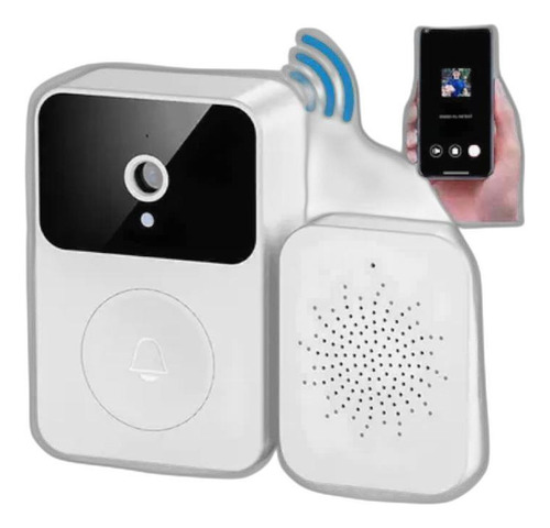 Tra Campainha Com Video Hd Porteiro Smart Wifi Celular