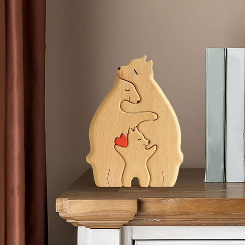 Fe Puzzle De Madera For Bear Family, Bears Of