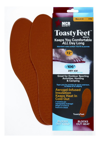 Safety Works Ctfm Toasty Feet - Plantillas De Zapatos Para H
