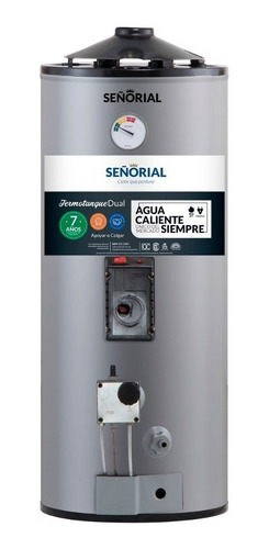 Termotanque Señorial 50 Lts Dual Gas Y Electrico Sup/inf