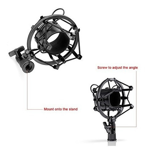 Imagen 8 de 8 de Micrófono Neewer NW-700 condensador cardioide negro/plateado