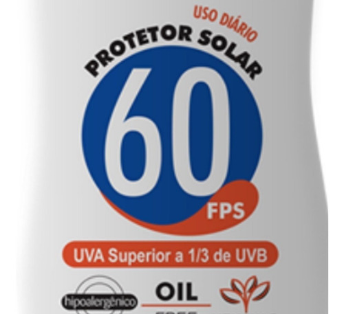 Protetor Solar FPS 60 Nutriex Profissional Frasco 120ml