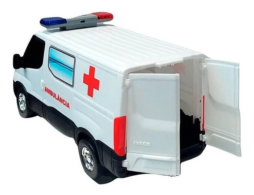 Ambulancia Iveco Daily Usual Escala 1:20 Color Blanco