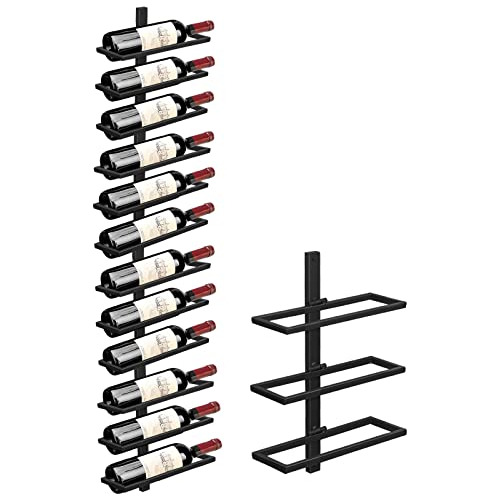 Soporte De Pared Vinos Que Sostiene 12 Botellas, Separa...