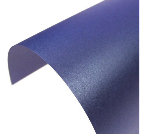 25 Sobres Papel Aperlado Nacarado 140g 16x16 Cm Color Azul Rey / Stardream Sapphire