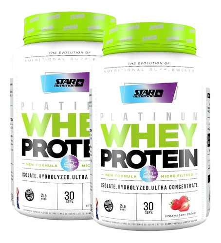 Premium Whey Protein 2 Kg Star Nutrition Envío Gratis!