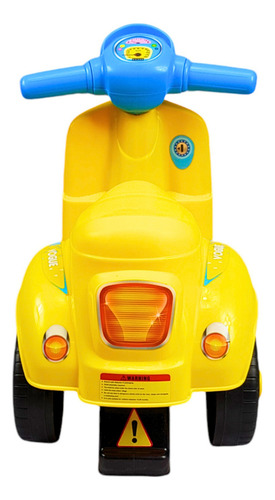 Montable Correpasillos Para Niños Juguete De Equilibrio moto Color Amarillo