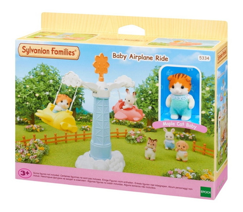 Sylvanian Families Baby Airplane Ride Set Coleccionable Febo