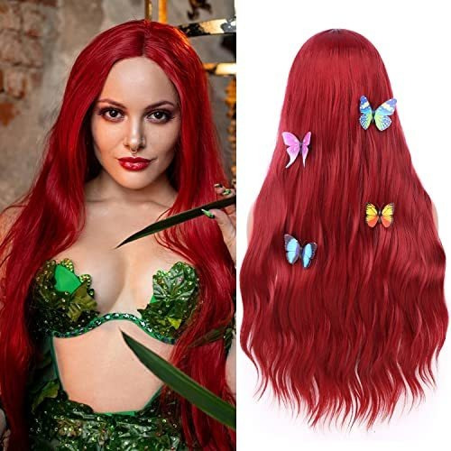 Hanne Natural Wave Long Red Wigs For Women Long Wig Rhpmp