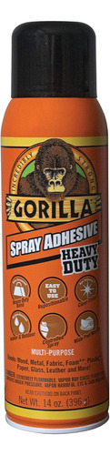 Duty Spray Gorilla Adhesivo Multiuso Reposicionable 14 Oz