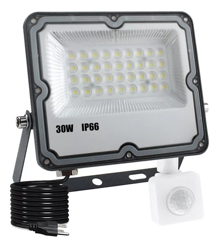 30w Reflector Led Exterior Sensor Suburbana Luz Lámpara