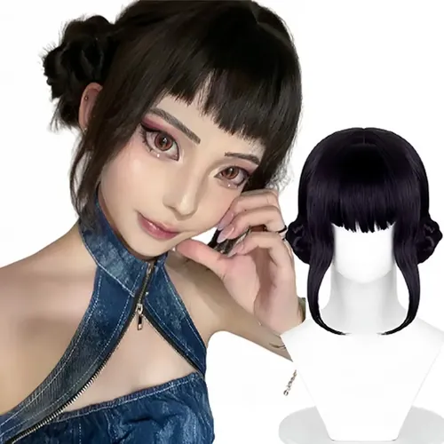Peluca K-POP Rumi/Mira/Zoey – Cosplay, Halloween, Fiestas Temáticas, Para Niños Y Fans Del K-Pop