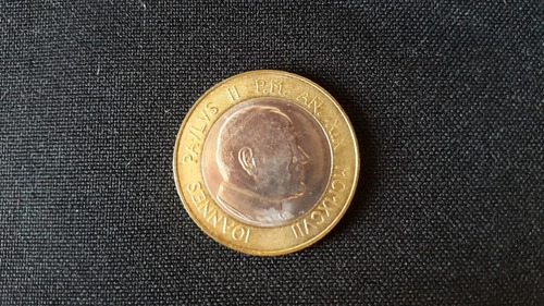 Vaticano Moneda Bimetálica Juan Pablo Ii 1000 Liras 1997 Unc