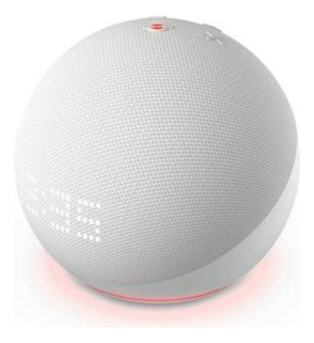 Echo Dot 5 Geração Com Relógio Azul - Som E Controle Por Voz
