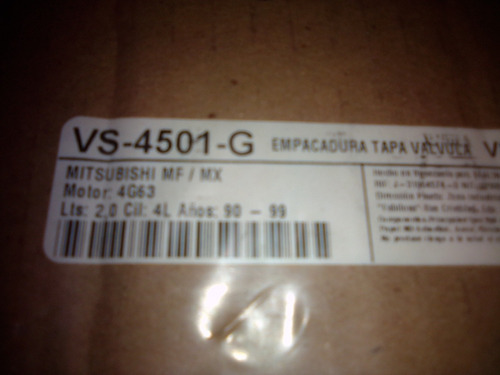 Empacadura Tapa Válvula Vs-4501-g/mitsubishi Mf Mx- 2.0 Ltrs