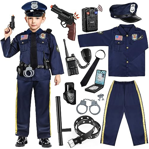 Disfraz De Policía Deluxe Para Niños