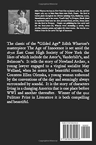 Book : The Age Of Innocence - Wharton, Edith _c