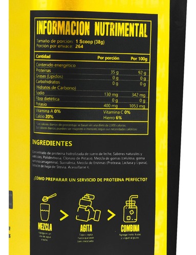 Proteína Hidrolizada 10kg Hiper Sport Varios Sabores Galleta