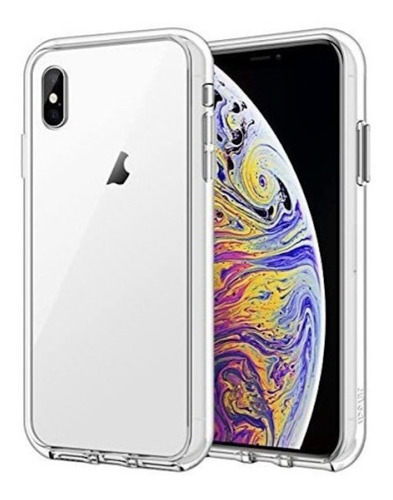 Imagen 1 de 3 de Forro Jetech iPhone XS Antigolpe + 3 Protectores Pantalla