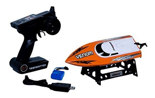 Barco Rc De Alta Velocidad Udirc Venom 2.4ghz (naranja)