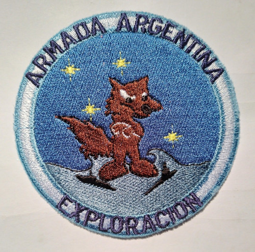 Escudo Bordado Militar  Armada Argentina - Exploracion 