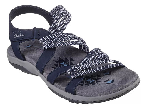 Sandalia Skechers Mod. 204508 Reggae Slim Azul Mujer / J