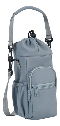 Bolsa De Portador De Botellas De Agua Con Bolsillo Con Azul