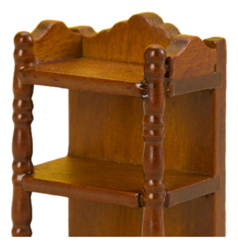 5 Estante De Almacenamiento De Madera En Miniatura Para Casa