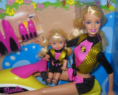 Boneca Barbie & Kelly  Sea Splashin Mattel- B2770