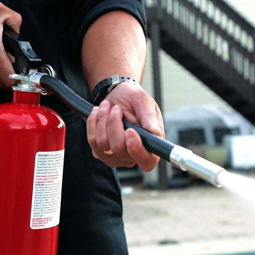 Extinguidor De Halotron Casas, Mxfit-003, 7.05kg, Clase A,b